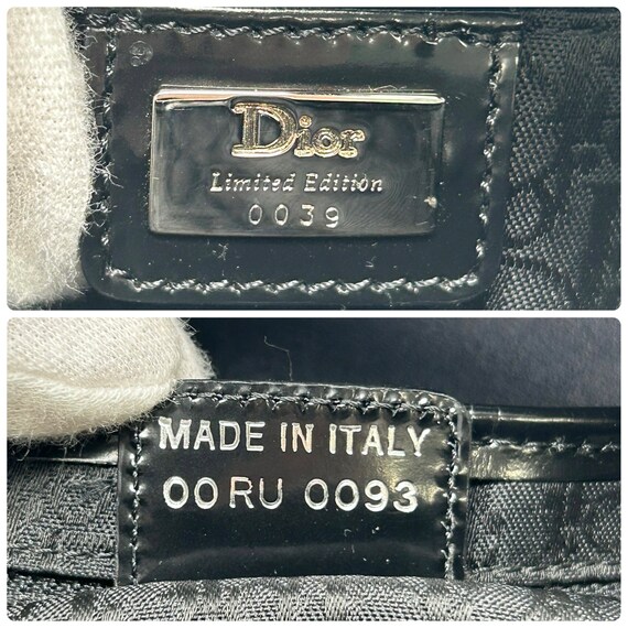 Christian Dior Vintage Limited Logo Saddle Bag
