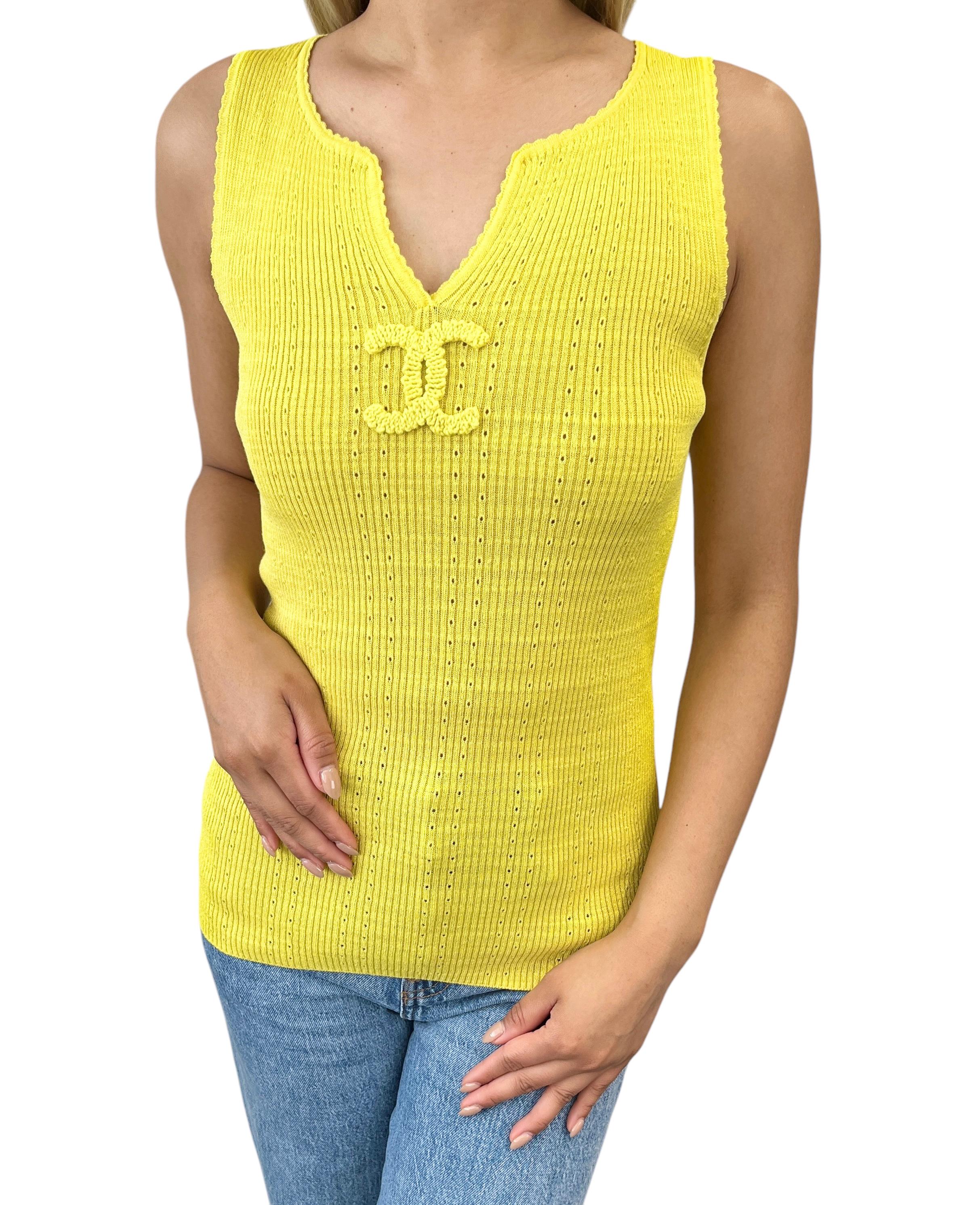 Chanel Logo Tank Top - Etsy