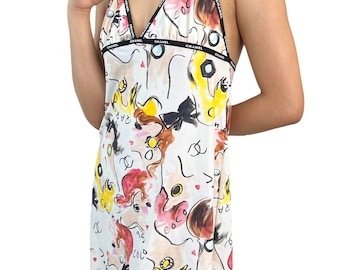 CHANEL Vintage 1995 CC Swimwear Swimsuit Dress One-piece #40