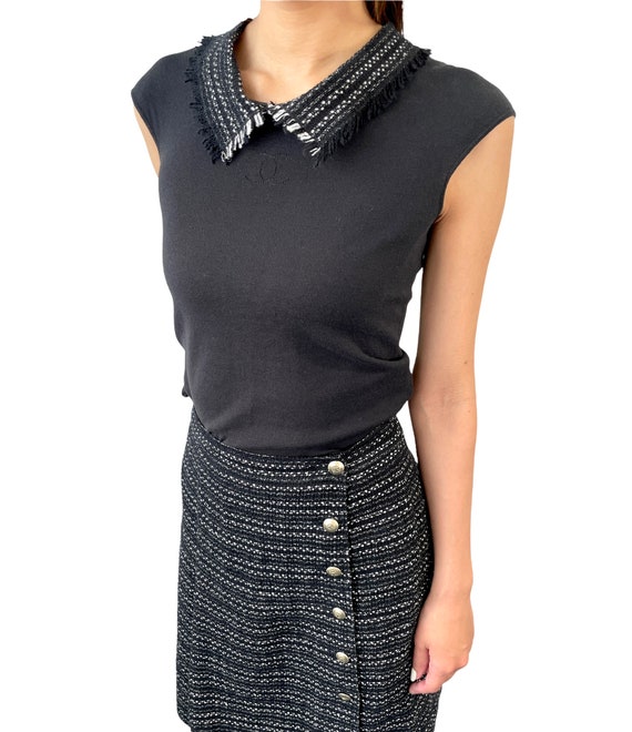 CHANEL Vintage 05P Coco Mark Logo Top Skirt Set 36 Tweed - Etsy Canada