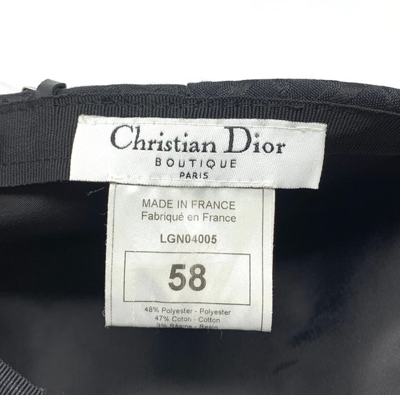 Christian Dior Vintage Trotter Monogram Newsboy C… - image 9