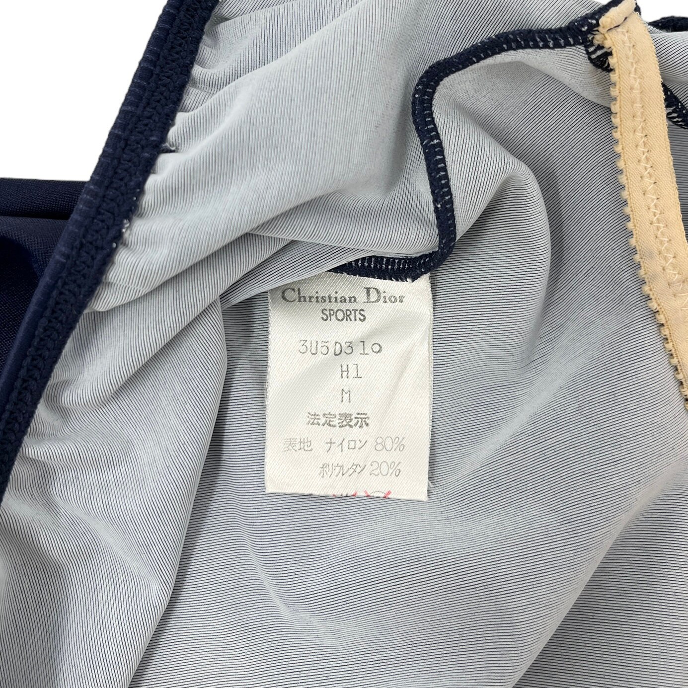 希少品　ヴィンテージクリスチャン　ディオール　水着 クリスチャン ディオール スポーツ ヴィンテージ ロゴ 水着 #M