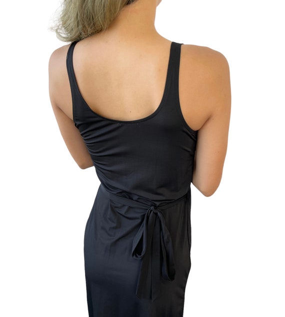 FENDI Vintage FF Logo Sleeveless Dress #40 Black … - image 4