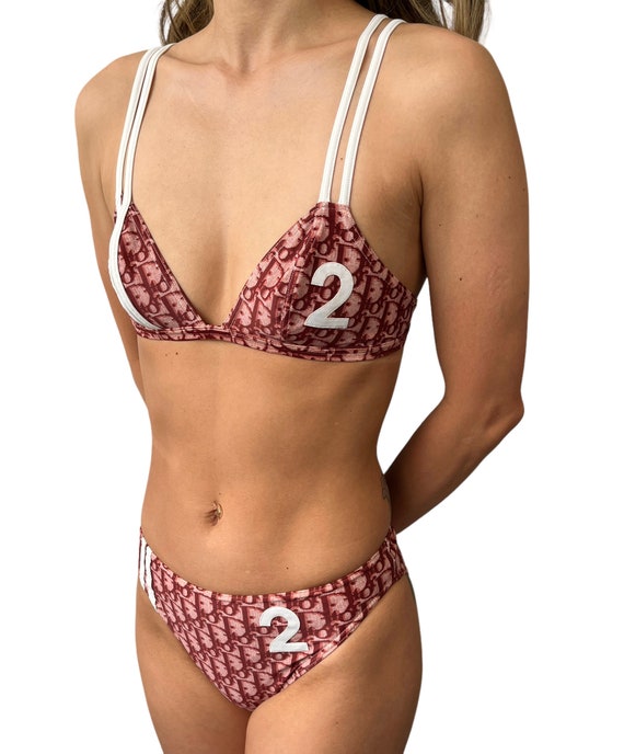 Two-piece swimsuit Louis Vuitton Silver size 38 FR in Polyester