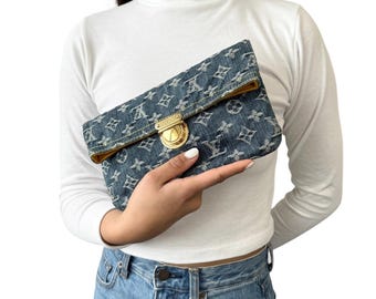 LOUISVUITTON ルイヴィトン モノグラム デニム ポシェットプラット