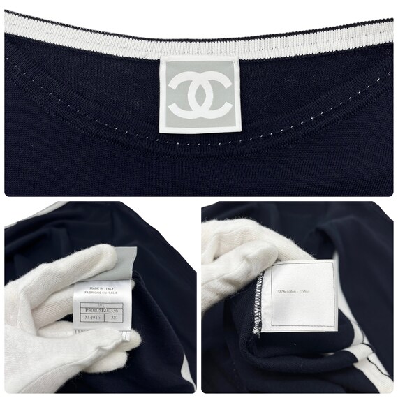 [Chanel] Chanel 07C Gripoa COCO Mark Silk Blend Jacket & Skirt Set Black 46 [Used] [Authenticated and Guaranteed Authentic] 210991
