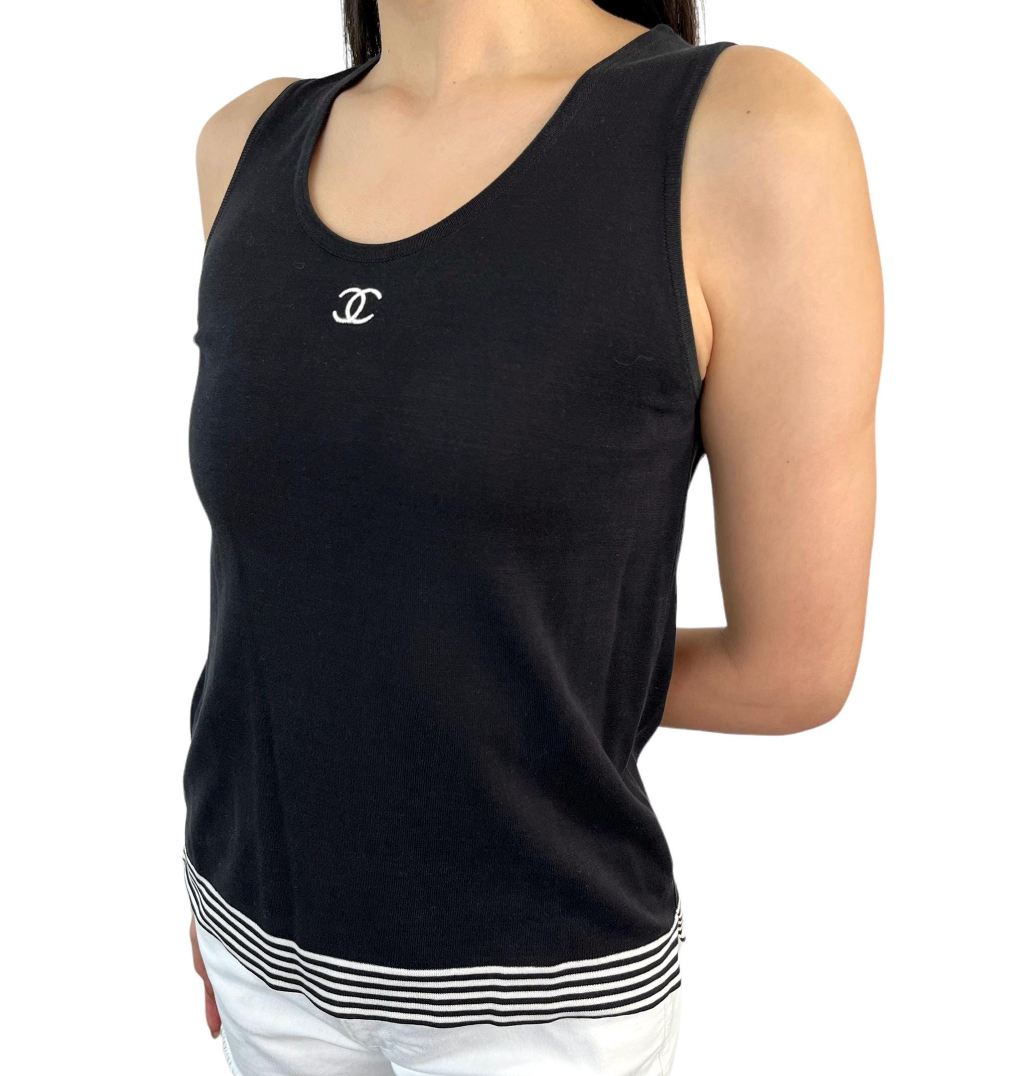 Vintage Chanel Tank Top - Etsy