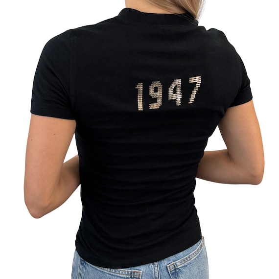 Christian Dior Vintage 2003 J'ADORE Big Logo T-shirt Top #36