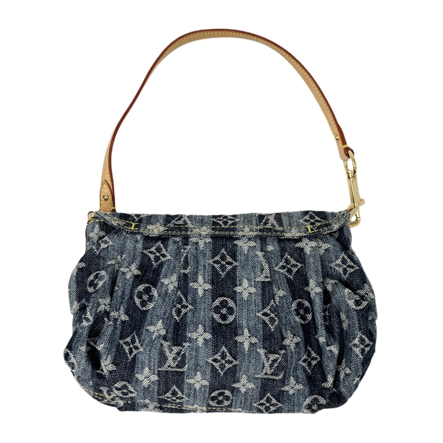 Louis Vuitton Louis Vuitton Mini Pleaty Blue Monogram Denim Shoulder