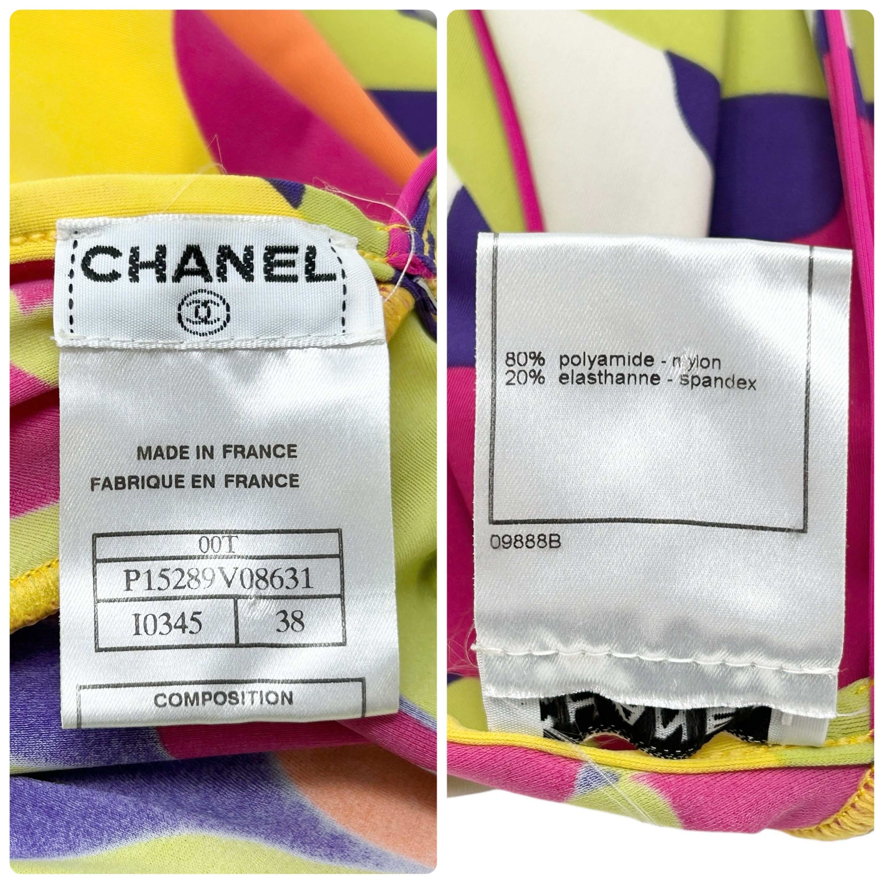 CHANEL Vintage 00T CC Mark Logo One-piece #38 Dress