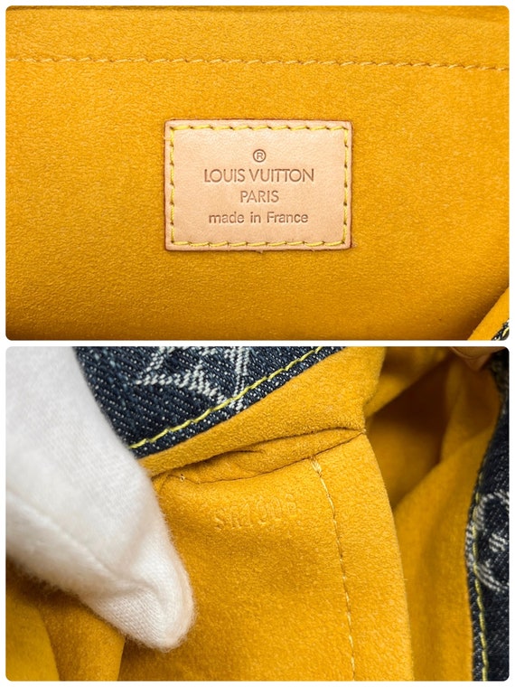 LOUIS VUITTON Vintage Monogram Denim Mini Pleaty … - image 5