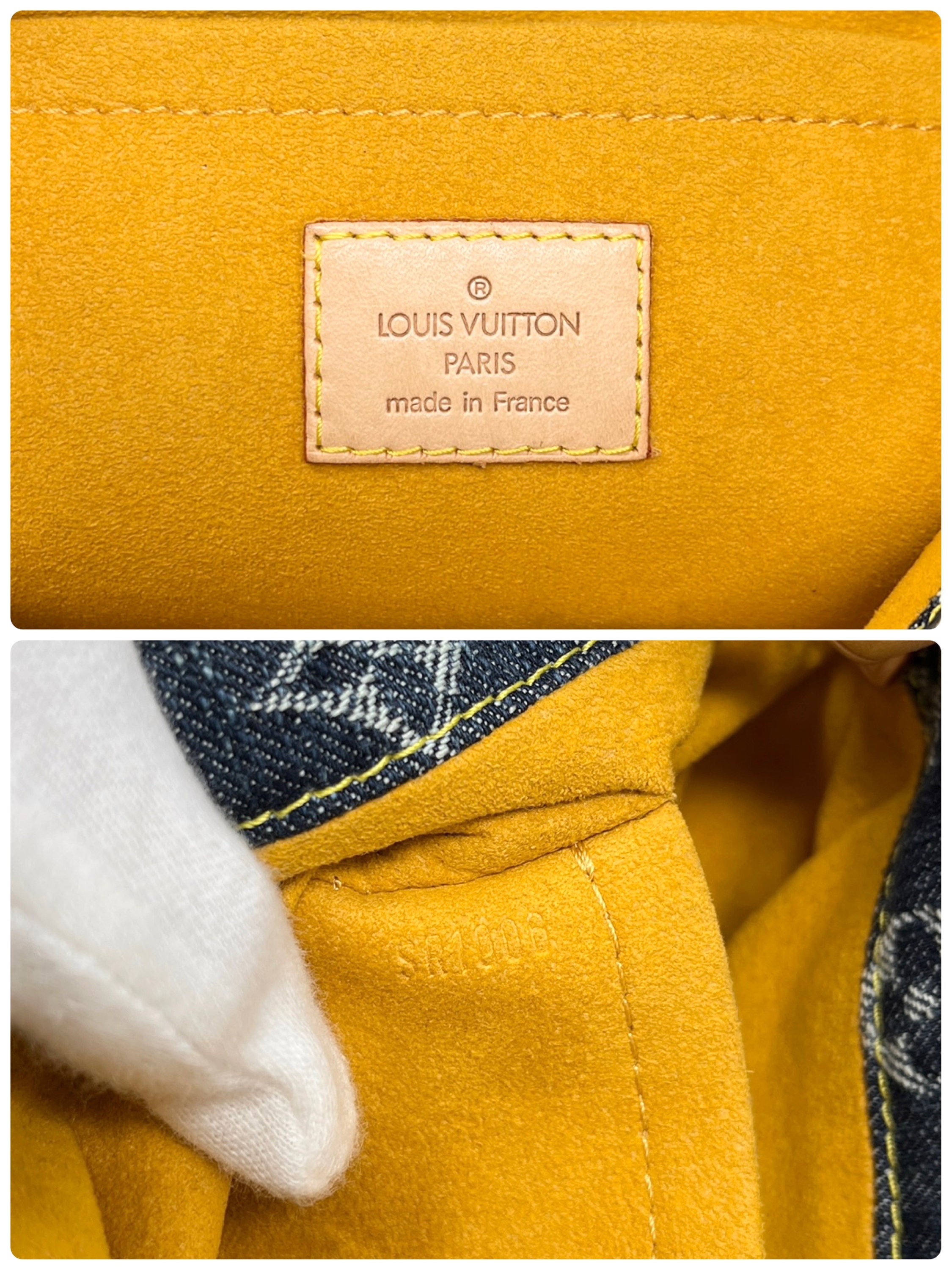 Louis Vuitton Denim Raye Mini Pleaty 37421