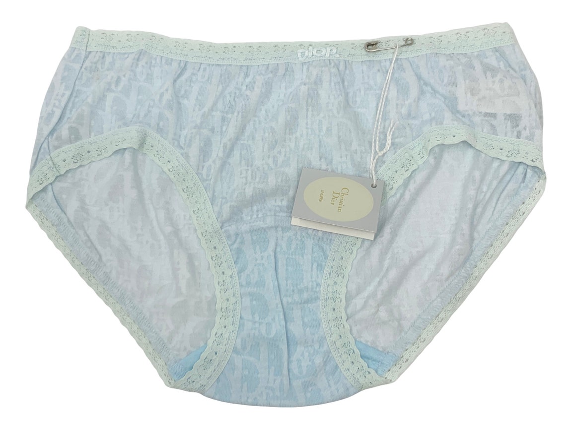 Christian Dior Vintage Trotter Monogram Logo Lace Underwear Etsy