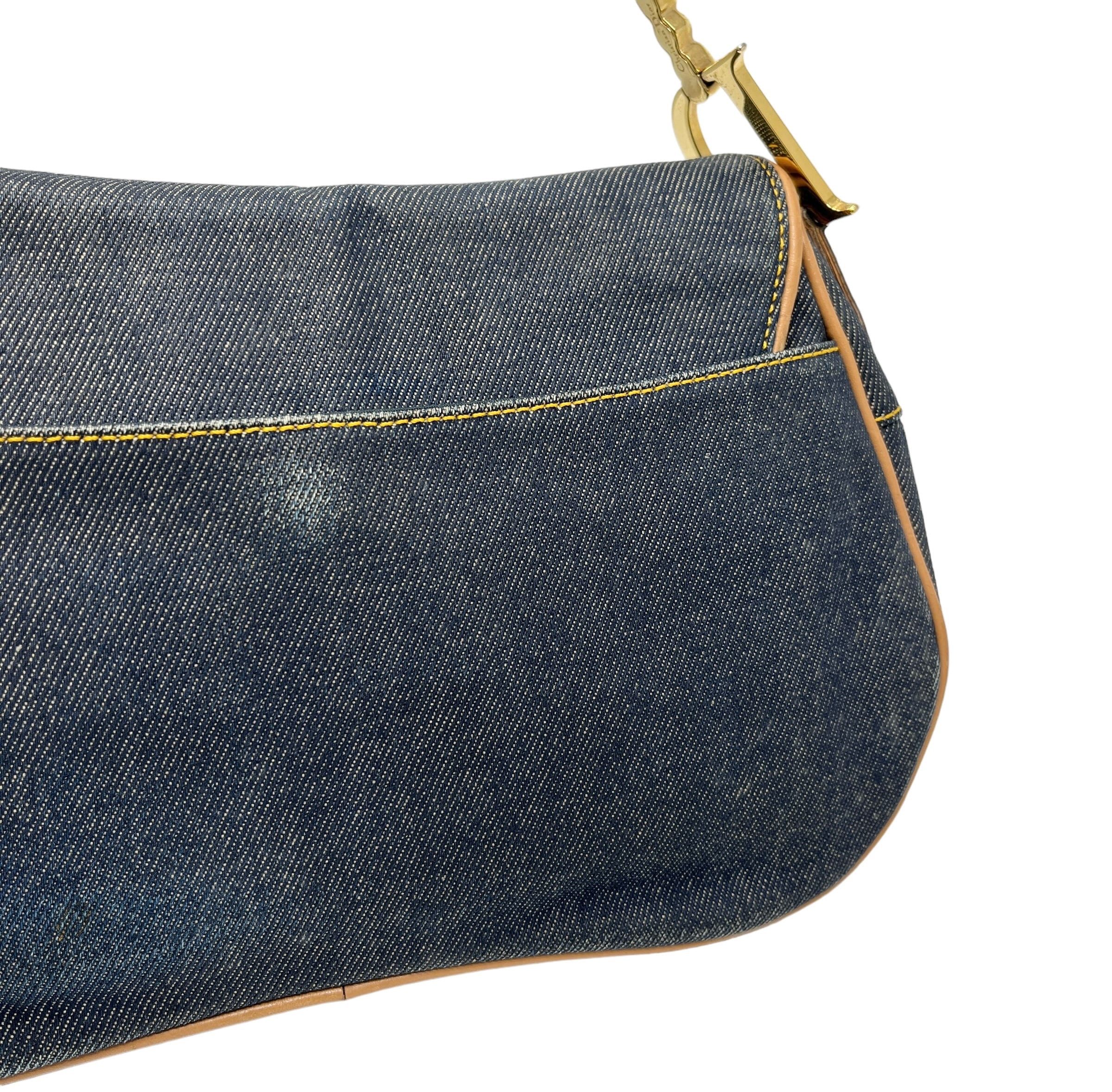 【ヴィンテージ】Rank:B☆Dior オーブリック SADDLE BAG 954132 dior-saddle.jpg