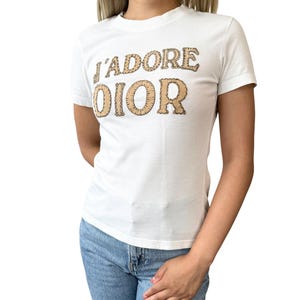 Christian Dior J'adore Dior Tシャツ Christian Dior Pre-Owned 2002 J'Adore Dior グラフィック T