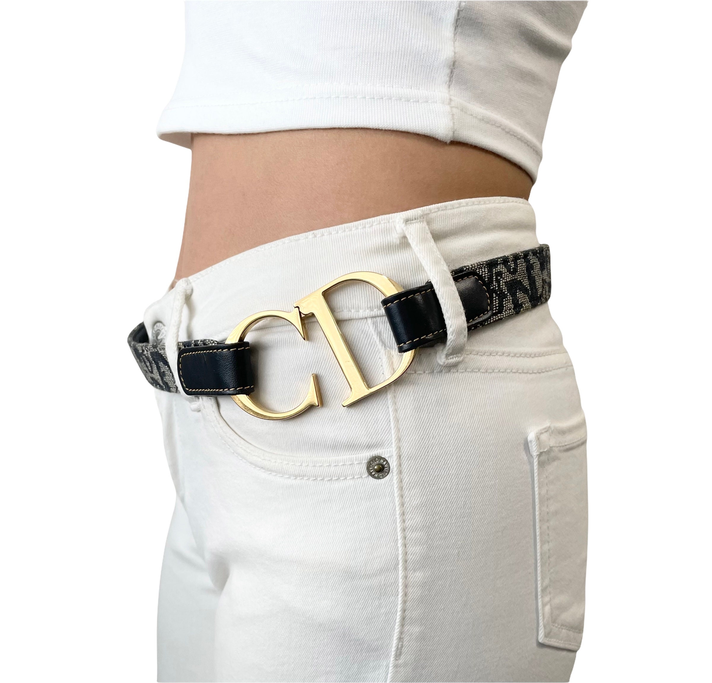 Christian Dior Montaigne Reversible Belt 85  STYLISHTOP