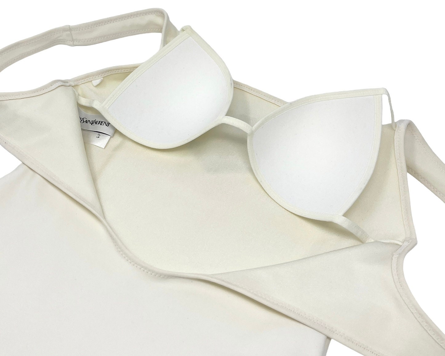 Yves Saint Laurent Vintage YSL Logo Swimwear Swimsuits #9M