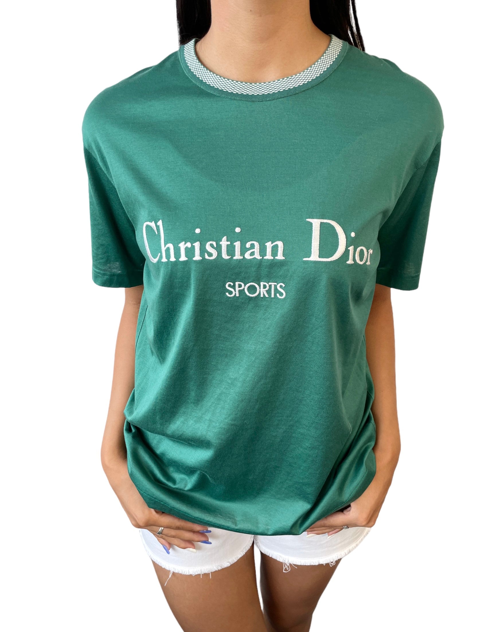 Christian Dior Vintage 2003 T-Shirt - Green Tops, Clothing