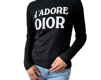 Christian Dior Vintage J'ADORE DIOR Cartoon T-shirts #36 Top Christian Dior Vintage J'ADORE DIOR Cartoon T-shirts #36 Top