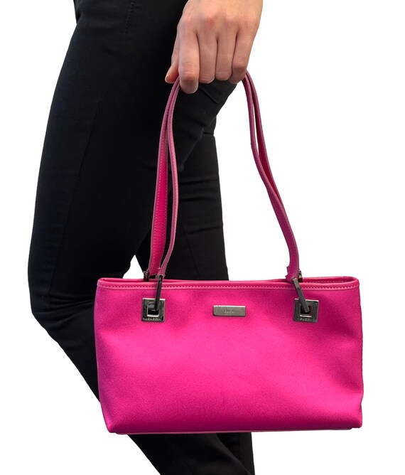 GUCCI Vintage Logo Mini Shoulder Bag Handbag Pink… - image 2