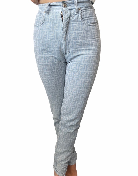 Fendi jeans monogram top