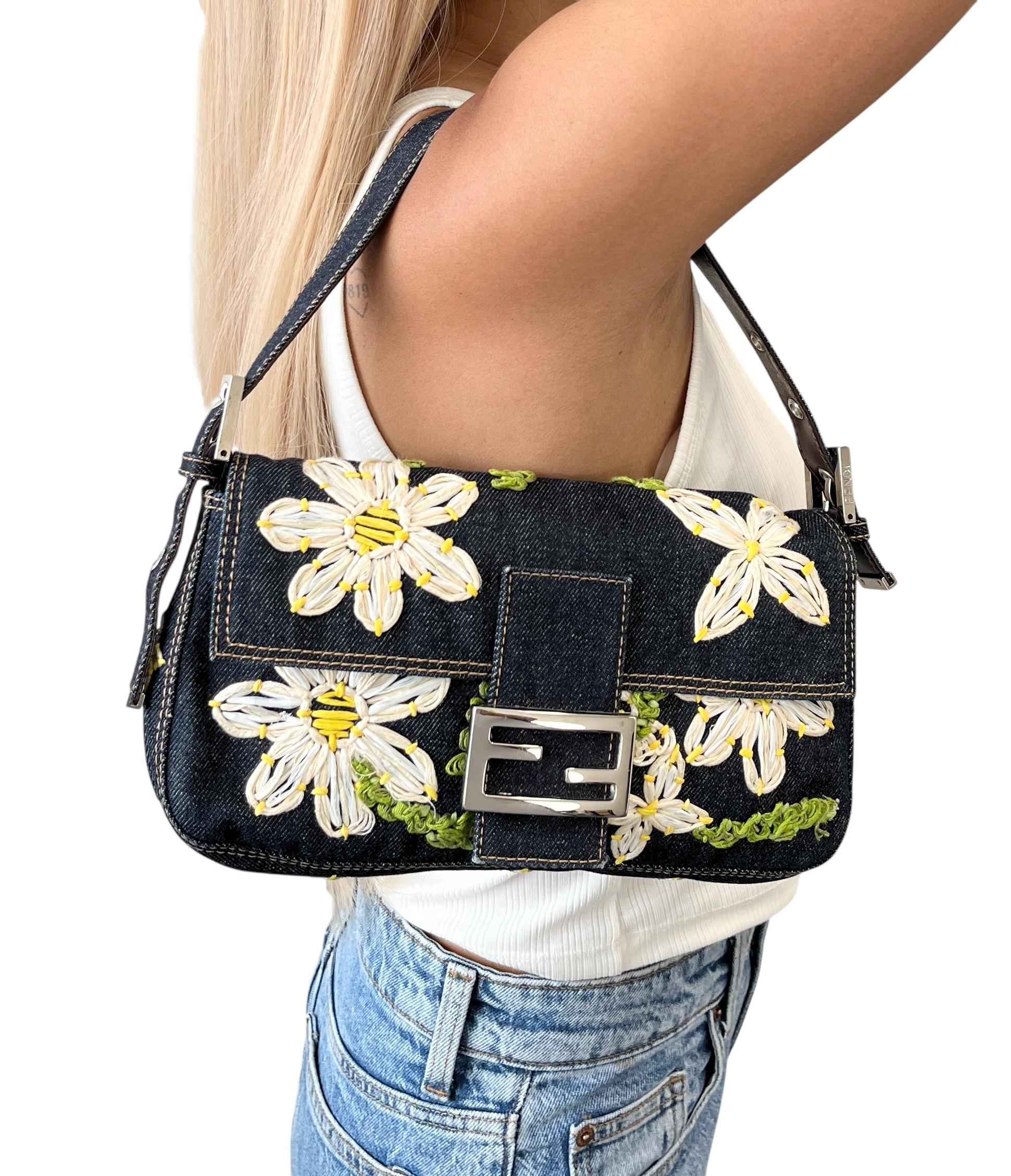 Denim Fendi Bag - Etsy Denim Fendi Bag - Etsy