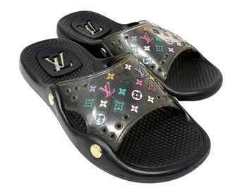 靴 Vintage Louis Vuitton Bow Sandals 37 Vintage Louis Vuitton Bow Sandals 37 LOUIS VUITTON Vintage