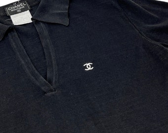 chanel polo tops