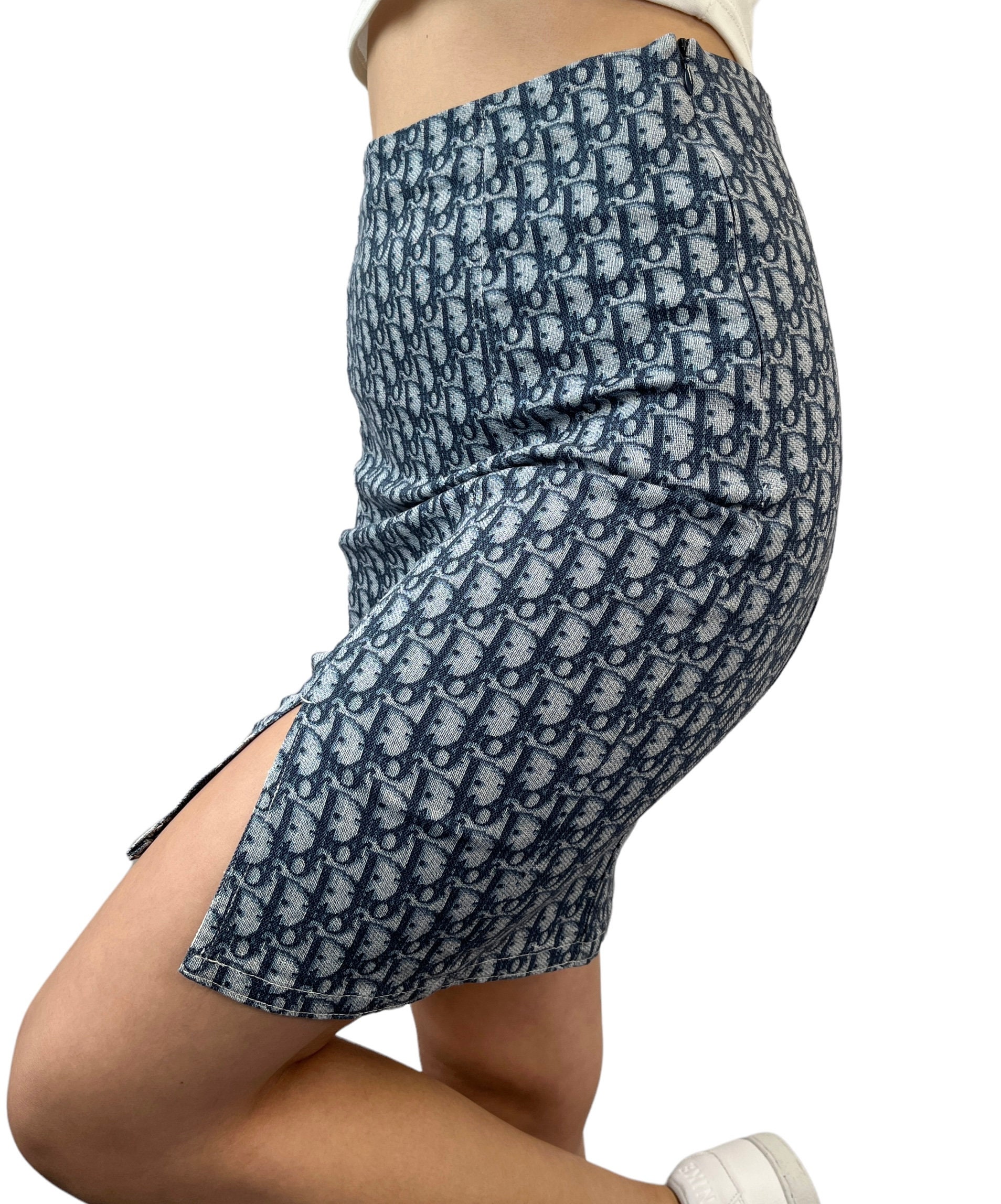 Louis Vuitton Monogram Fil Coupé Wrap Skirt