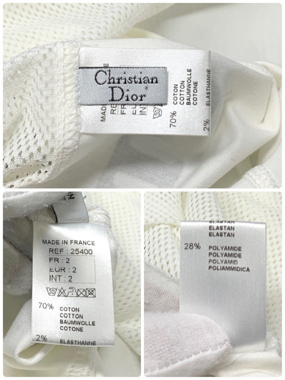 Christian Dior Vintage MISS DIOR Logo Tank Tops M… - image 9