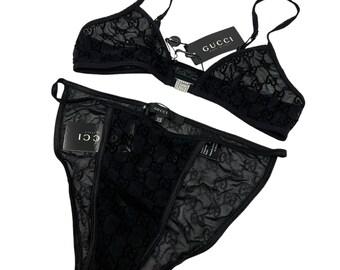 【gucci・グッチ】 BRAS ブラジャー 累積売上総額第1位【GUCCI☆グッチ】ランジェリーセット (GUCCI