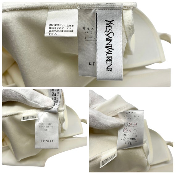Yves Saint Laurent Vintage YSL Logo Swimwear Swimsuits #9M Yves Saint Laurent Vintage YSL Logo Swimwear Swimsuits #9M