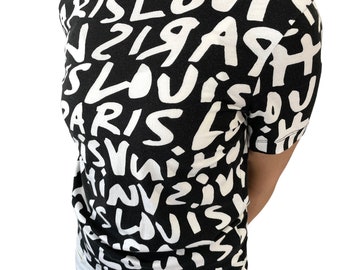 Louis Vuitton Graffiti Tunic #M T-shirt Black ASC3575 – LuxuryPromise