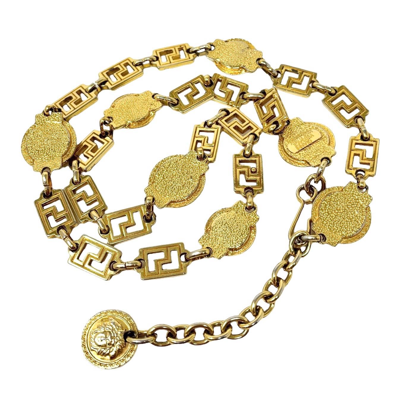 美品 GIANNI VERSACE 2770 ベルト メデューサ ゴールド金具 美品 GIANNI VERSACE 2770 ベルト メデューサ ゴールド金具