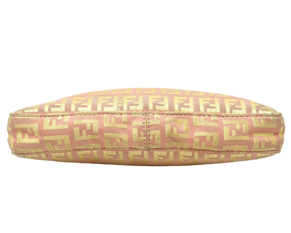 FENDI Vintage Zucchino Monogram Pochette Mini Shoulder Bag 