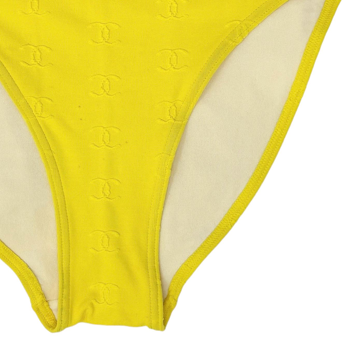 Chanel Swimwear Swimsuit Yellow #38 – AMORE Vintage Tokyo