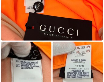 ワンピース vintage made in ITALY GUCCI onepiece One-piece swimsuit Gucci Black size 40 IT in Lycra - 51370771