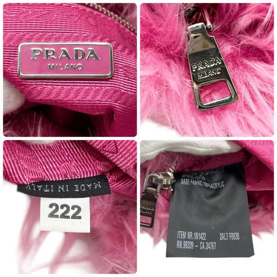 PRADA ピンク クラッチバッグ PRADA ヴィンテージ ロゴ クラッチバッグ リストレット ポーチ