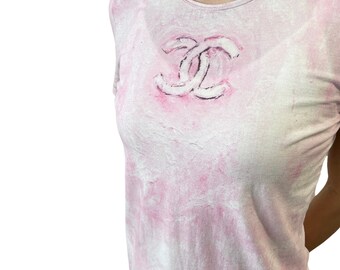 chanel tie dye shirt