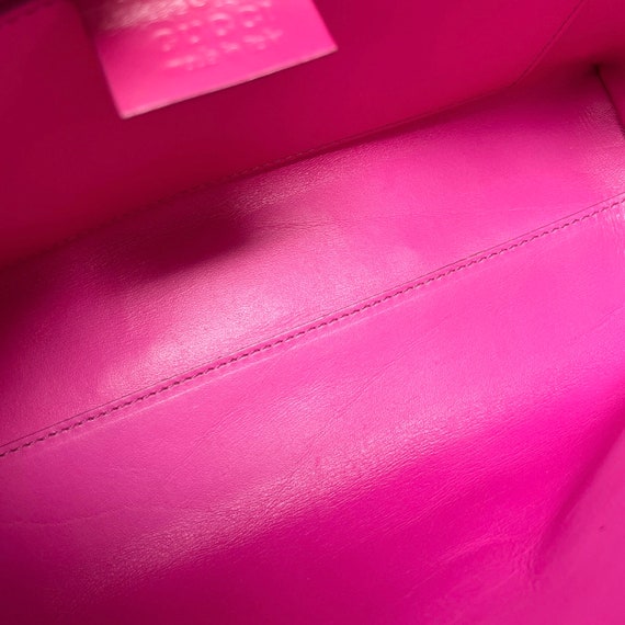GUCCI Vintage Logo Mini Shoulder Bag Handbag Pink… - image 9