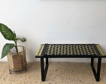 Unique Detachable Handmade Bench From India Modern Bench For Decoration Unique Bench For Decor Entryway Bench Hand Woven End of Bed Stool