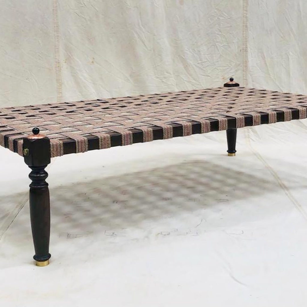 Wooden Bed Indian Traditional Charpai Bed Royal Décor for Etsy