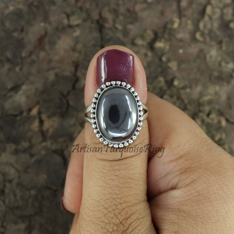 Hermite Rings Hematite Rings - Etsy