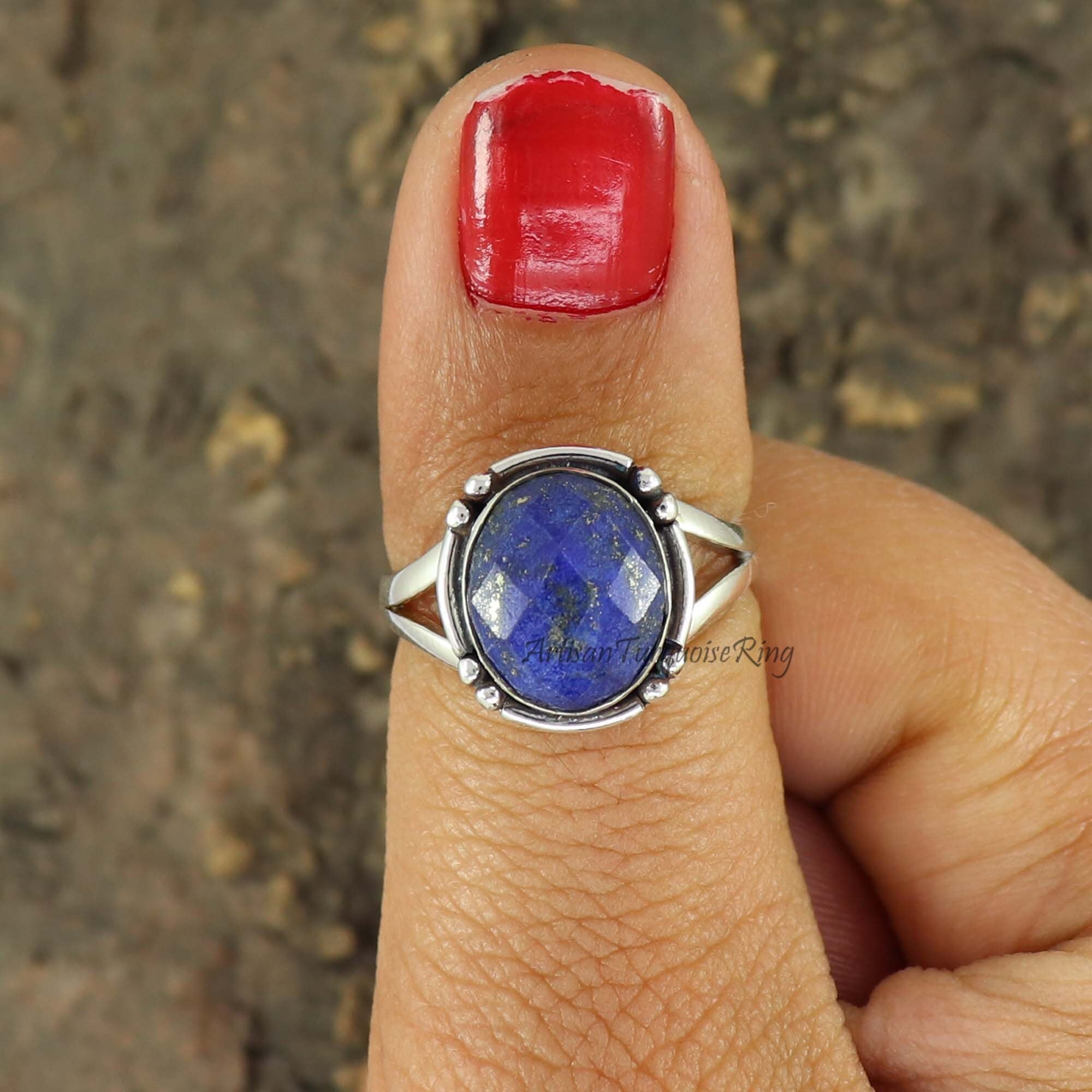 Jeweloporium Anillo De Plata Amatista Morada, Talla 10, Anillo De Plata