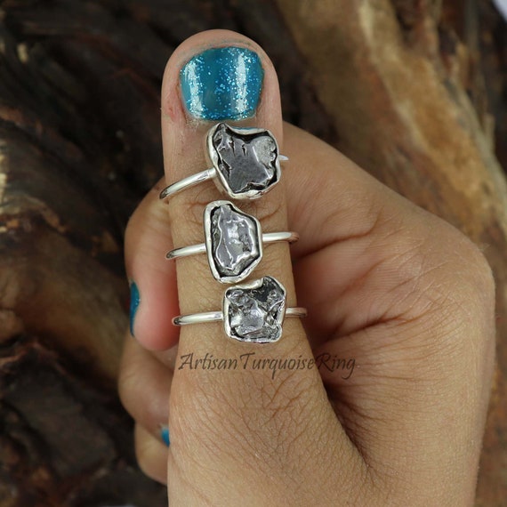 Genuine Meteorite Stone Engagement Ring | Jewelry by Johan - Jewelry by  Johan