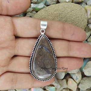 Boulder Opal Pendant, 925 Silver Pendant, Antique Jewelry, High Quality Pendant, Opal Pendant, Handmade Pendant, Jewelry For Gift