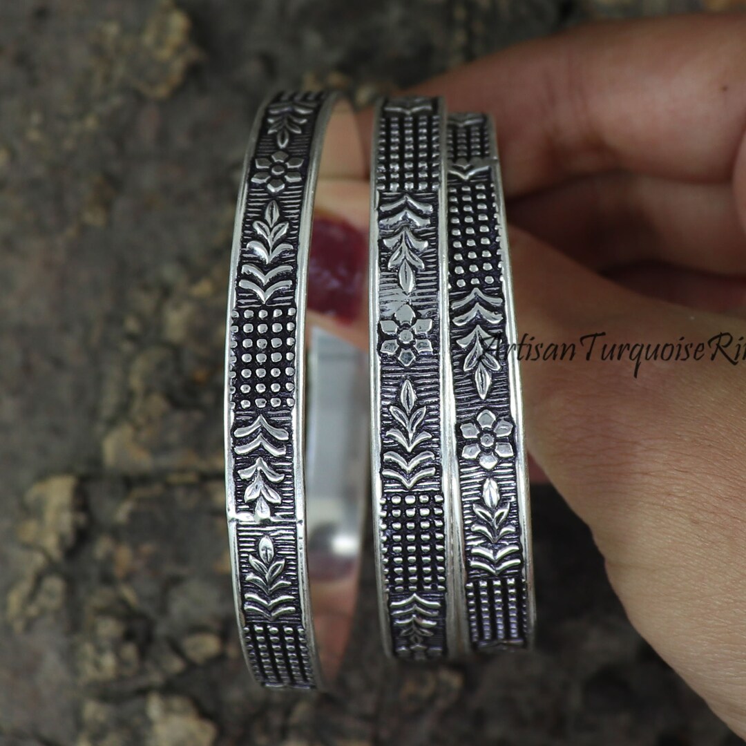 Silverly Bracciale Aperto In Argento 925 – Regolabile, Piatto, Unisex – Con Panno Lucidante – Diametro 60mm