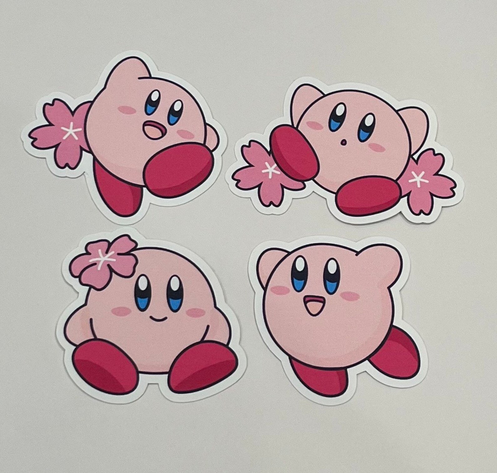 Kirby Stickers Sakura Etsy