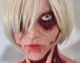 Attack on Titan - Female Titan (Annie) lifesize (human size) silicone Fx bust