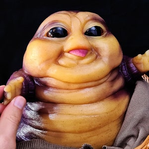 Baby Jabba - FX grade platinum silicone sculpture